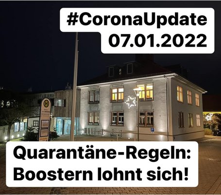 Corona-Update I 07.01.2022
