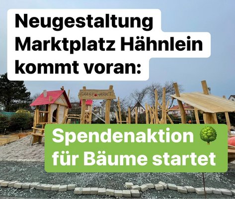 Neugestaltung Marktplatz Hähnlein